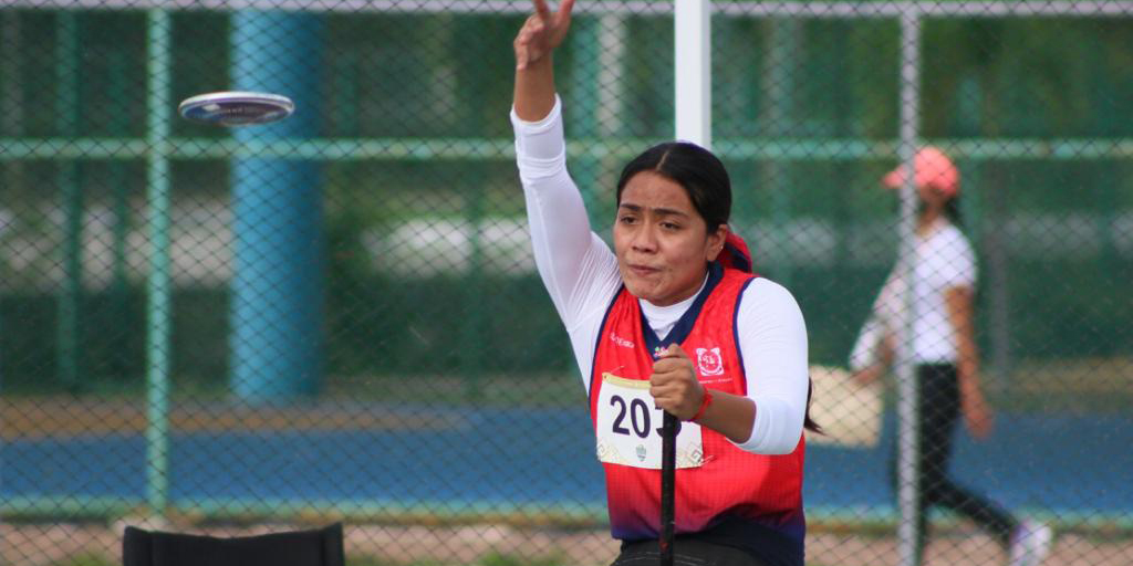 Rebeca Cortez realiza un lanzamiento de oro | El Imparcial de Oaxaca