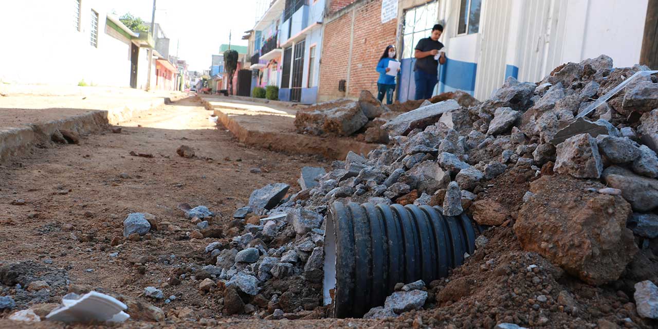 Irritación en Candiani; ofrecen apresurar obra de drenaje | El Imparcial de Oaxaca