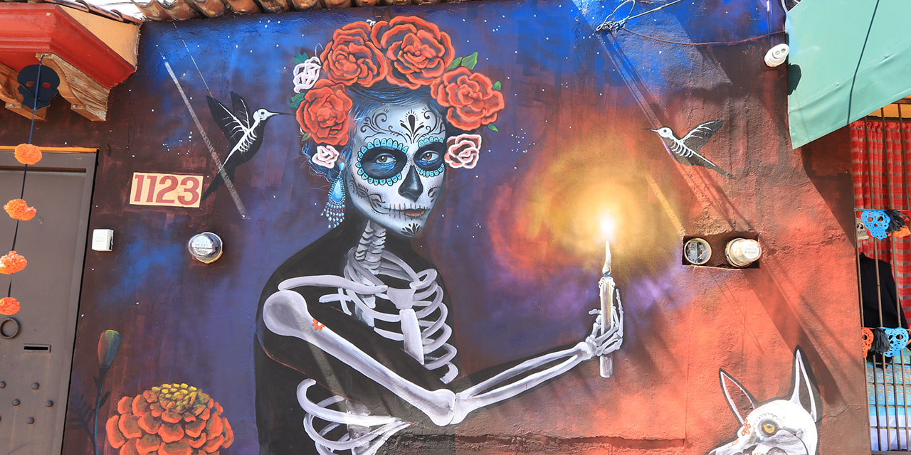 Artistas pintan tradiciones sobre el Día de Muertos en el Barrio de Xochimilco | El Imparcial de Oaxaca