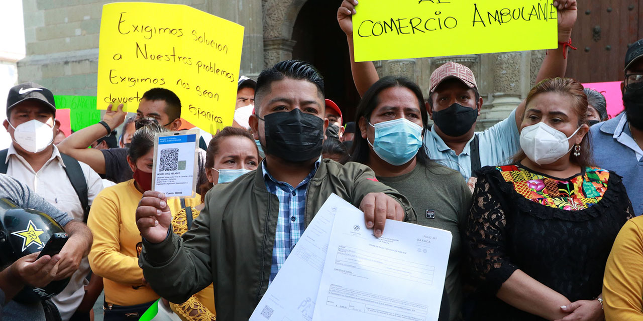 Ambulantes exigen a edil morenista respetar acuerdos | El Imparcial de Oaxaca