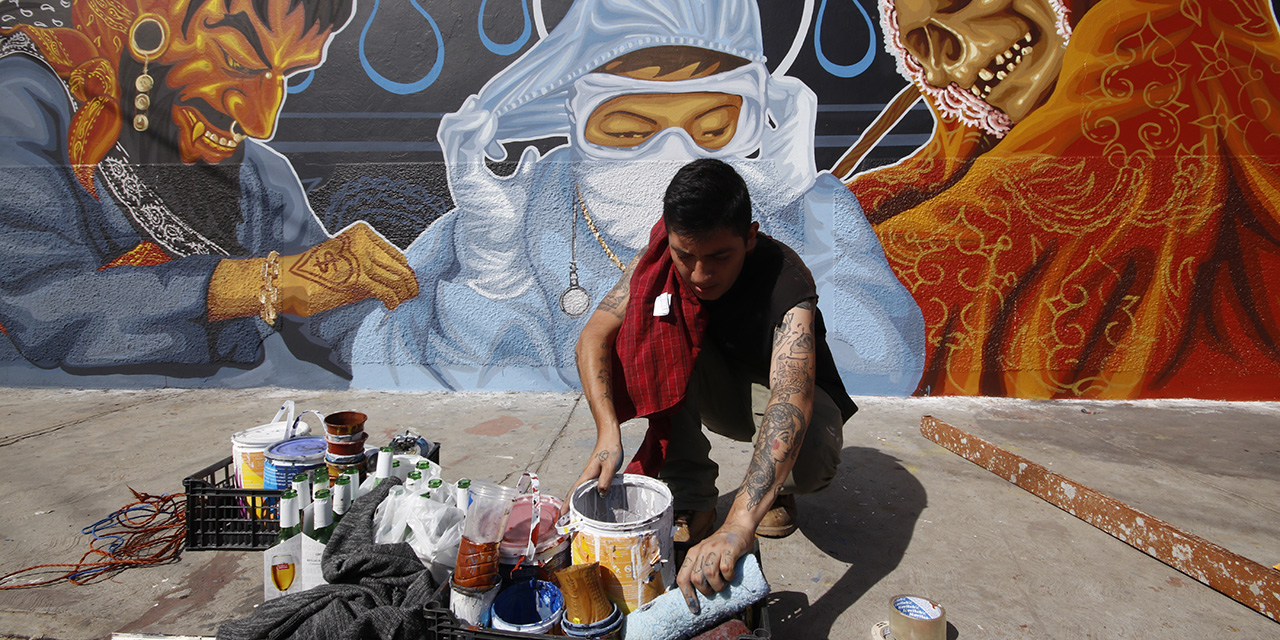 Realizan mural en prolongación de La Noria | El Imparcial de Oaxaca