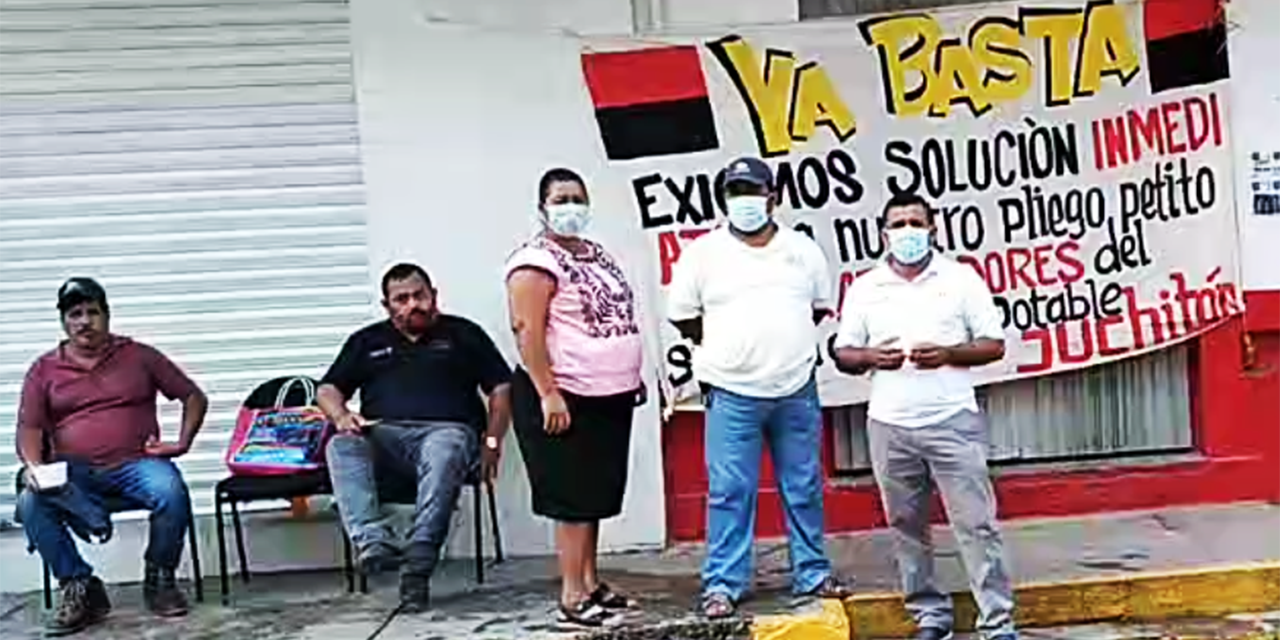 Trabajadores del SAP mantienen protesta en el paraje IMECA | El Imparcial de Oaxaca