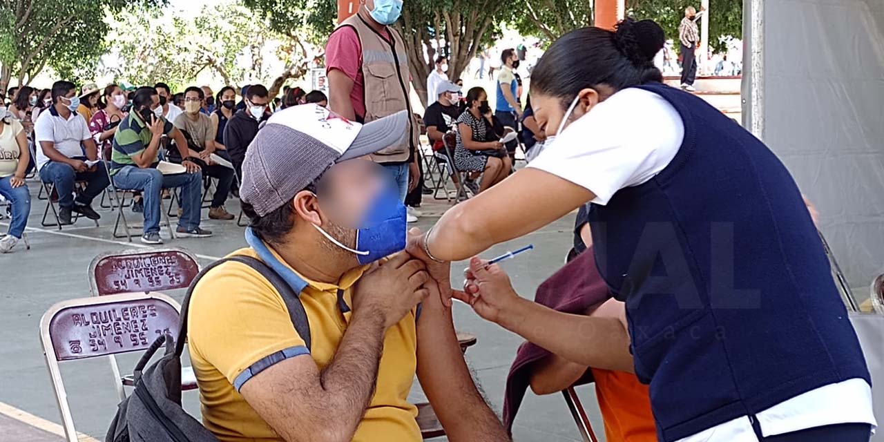 Oaxaca en tercera posición de los estados con menor avance en vacunación anticovid | El Imparcial de Oaxaca