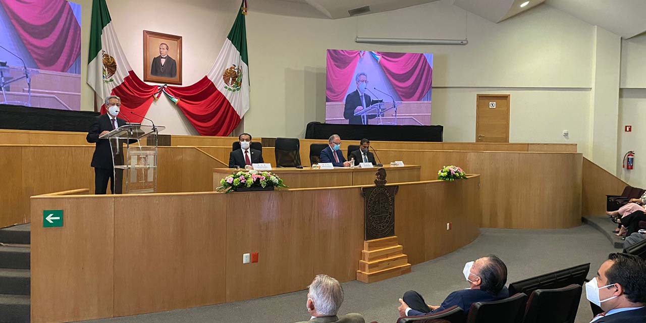 Presentan Poder Judicial de Oaxaca y Universidad de Perugia Italia maestría en Derecho Judicial