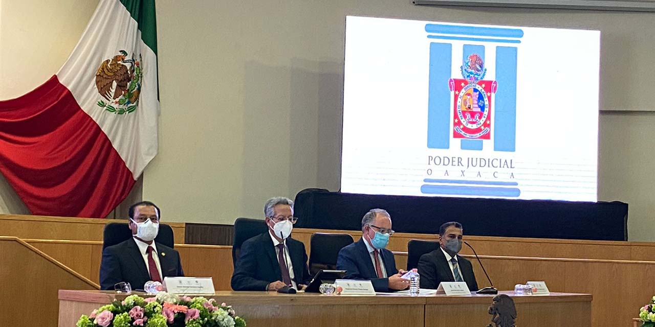 Presentan Poder Judicial de Oaxaca y Universidad de Perugia Italia maestría en Derecho Judicial