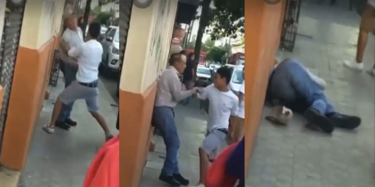 Video: Como si fuera chiste, jóvenes golpean a adulto mayor y se graban | El Imparcial de Oaxaca