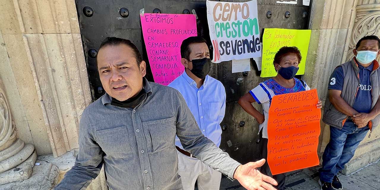 Denuncian contubernio de autoridades ante invasión del Crestón | El Imparcial de Oaxaca Denuncian contubernio de autoridades ante invasión del Crestón | El Imparcial de Oaxaca