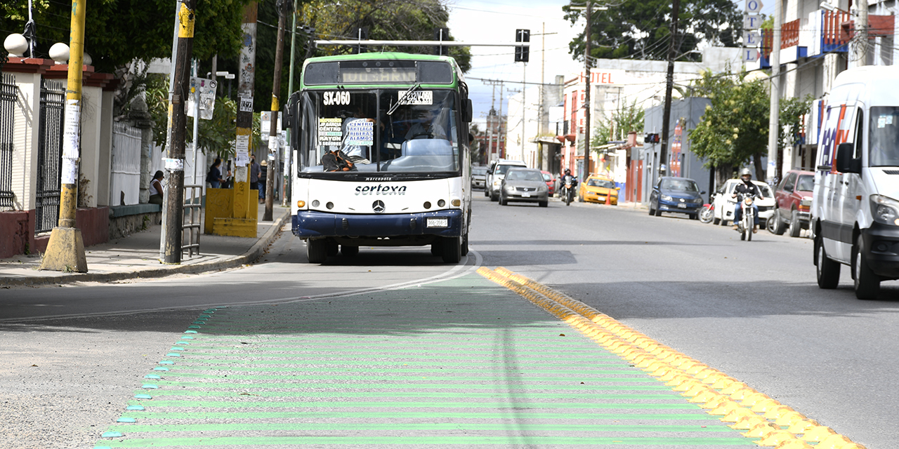 Bici Ruta avanza por la capital; es funcional, señala colectivo | El Imparcial de Oaxaca