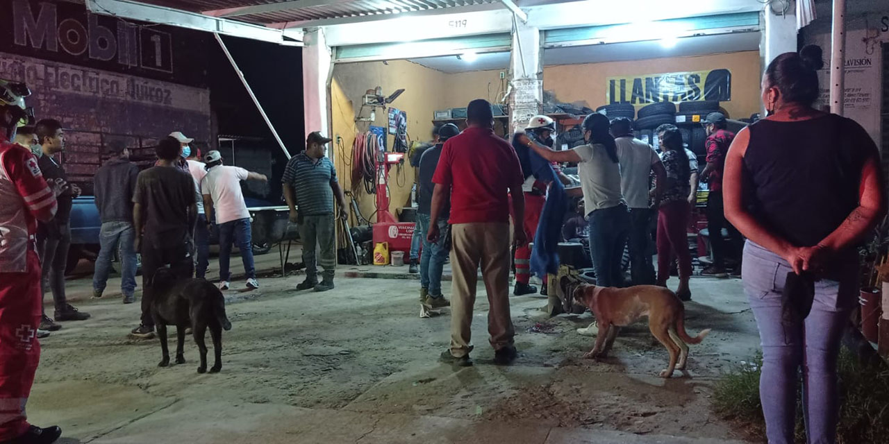 Le explota llanta a ‘talachero’ | El Imparcial de Oaxaca