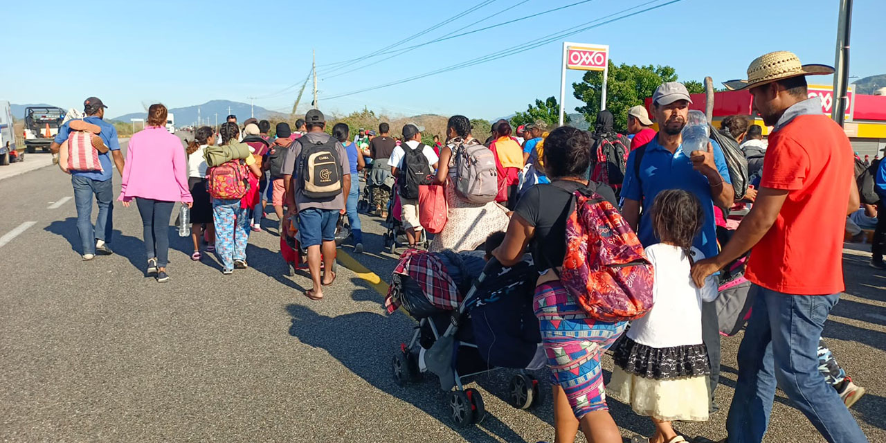 Más de mil migrantes recorren territorio oaxaqueño | El Imparcial de Oaxaca