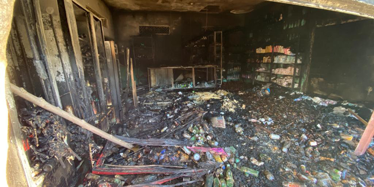 Se incendia tienda de  abarrotes en Río Grande | El Imparcial de Oaxaca
