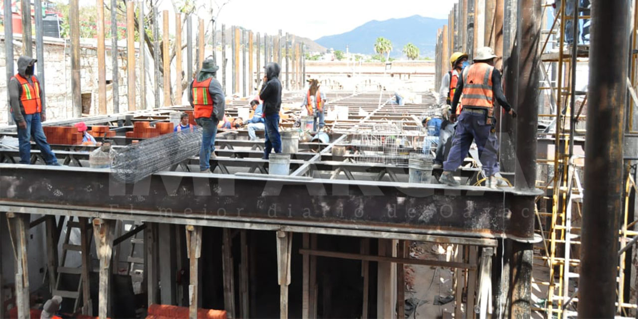 Al 90% construcción del Centro Gastronómico en Oaxaca | El Imparcial de Oaxaca