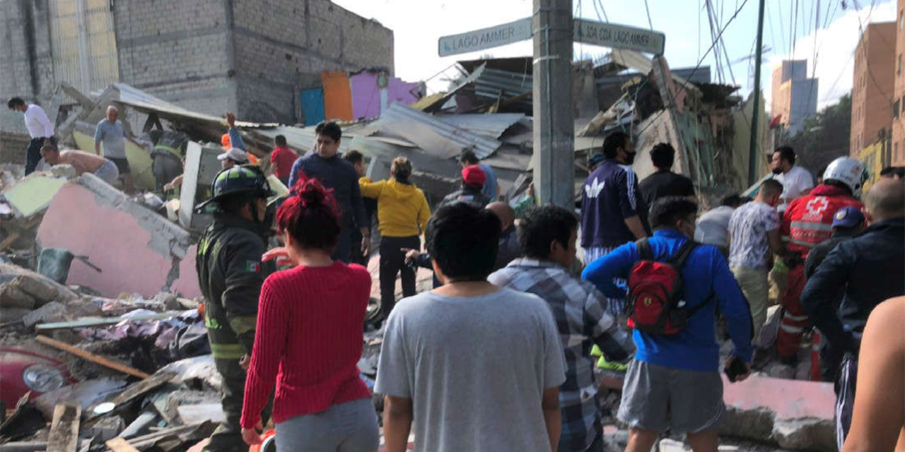Explosión en CdMx provoca colapso de vivienda; se reportan heridos