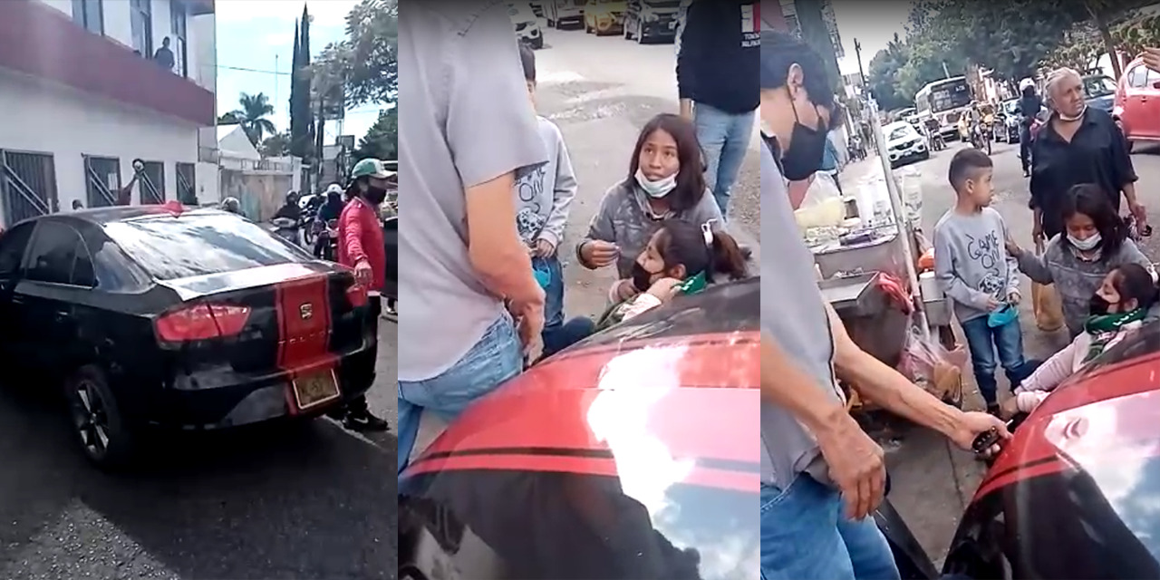 VIDEO: Auto se queda sin freno y embiste a mujer en la colonia Reforma | El Imparcial de Oaxaca