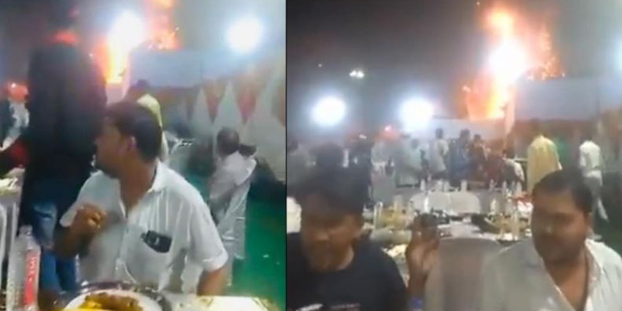 VIDEO: ¡Se quema el mundo, pero ellos no dejaron de comer en la boda! | El Imparcial de Oaxaca