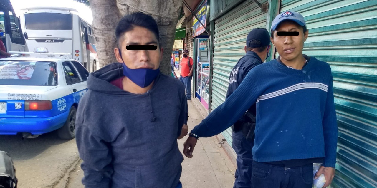 Detienen a robacelulares y carteristas en la Central de Abasto | El Imparcial de Oaxaca