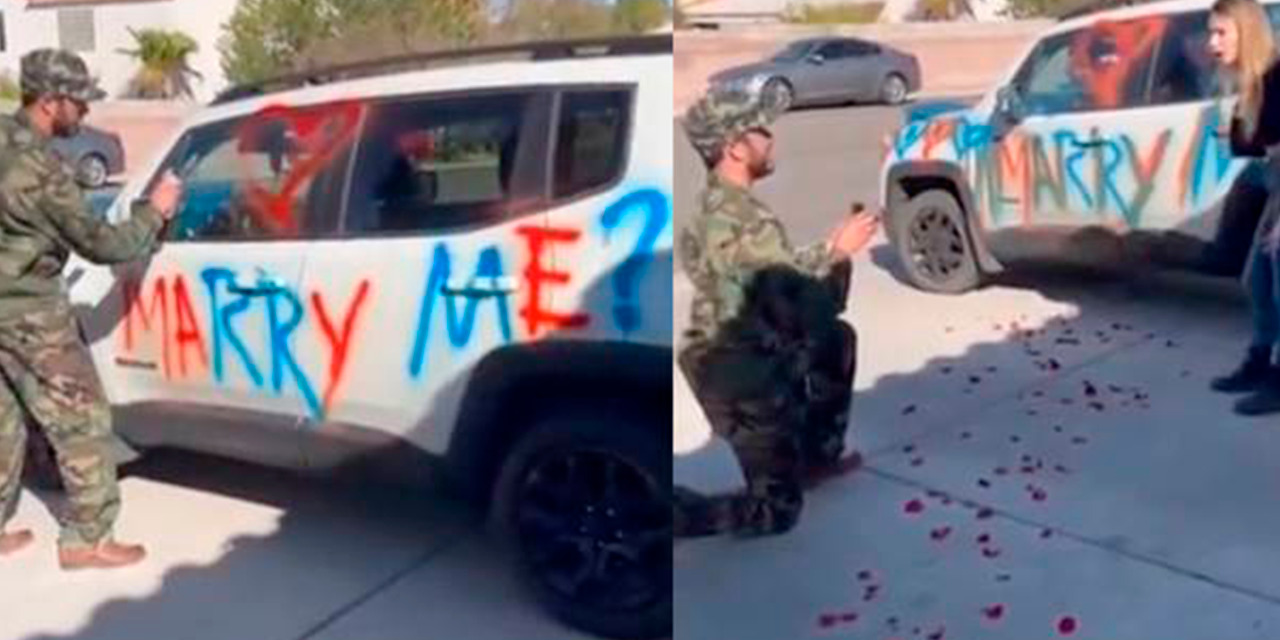 Le pide matrimonio rayándole el carro con pintura; ella lo rechaza (VIDEO) | El Imparcial de Oaxaca