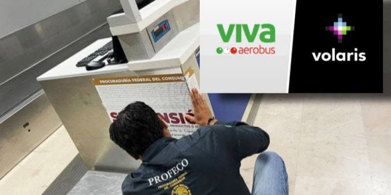 Profeco coloca sellos de suspensión a Volaris y Viva Aerobus por el cobro extra del equipaje de mano | El Imparcial de Oaxaca