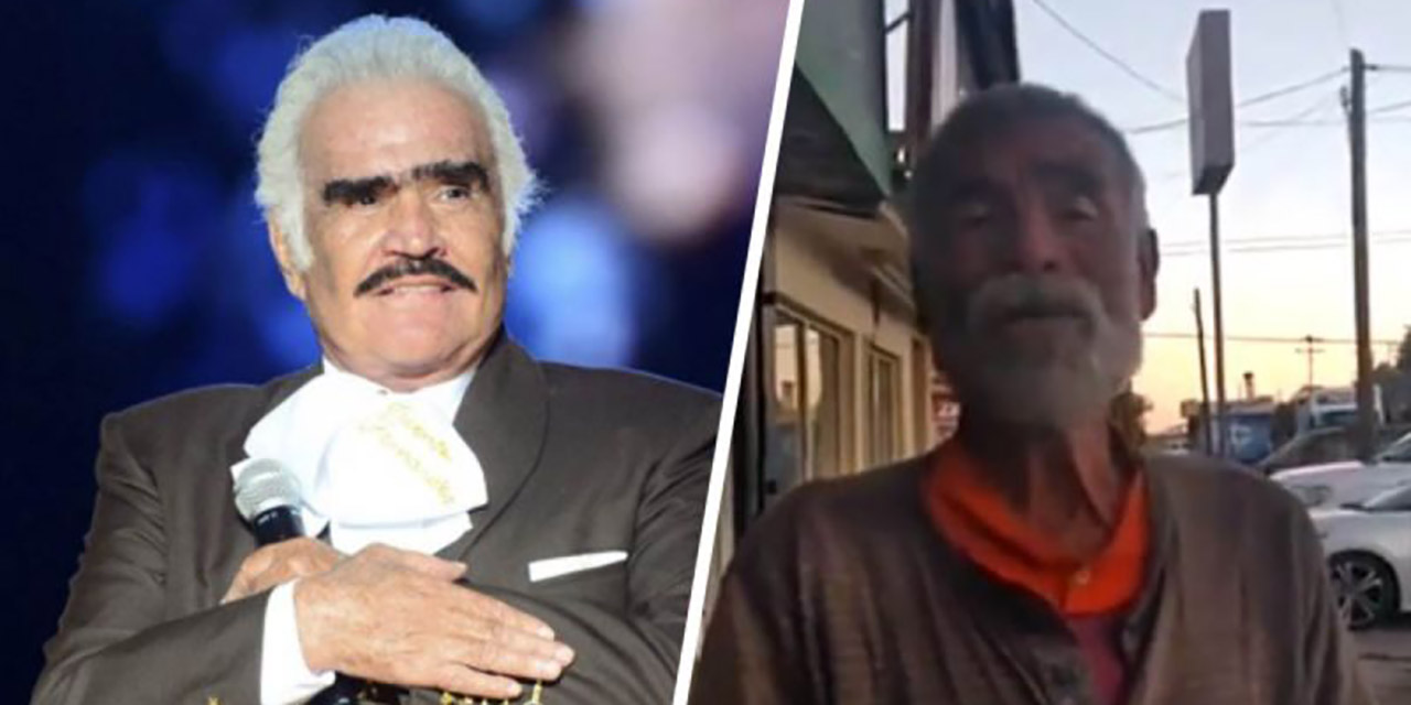 Captan a hombre sin hogar cantando igual a Vicente Fernández; ya es viral