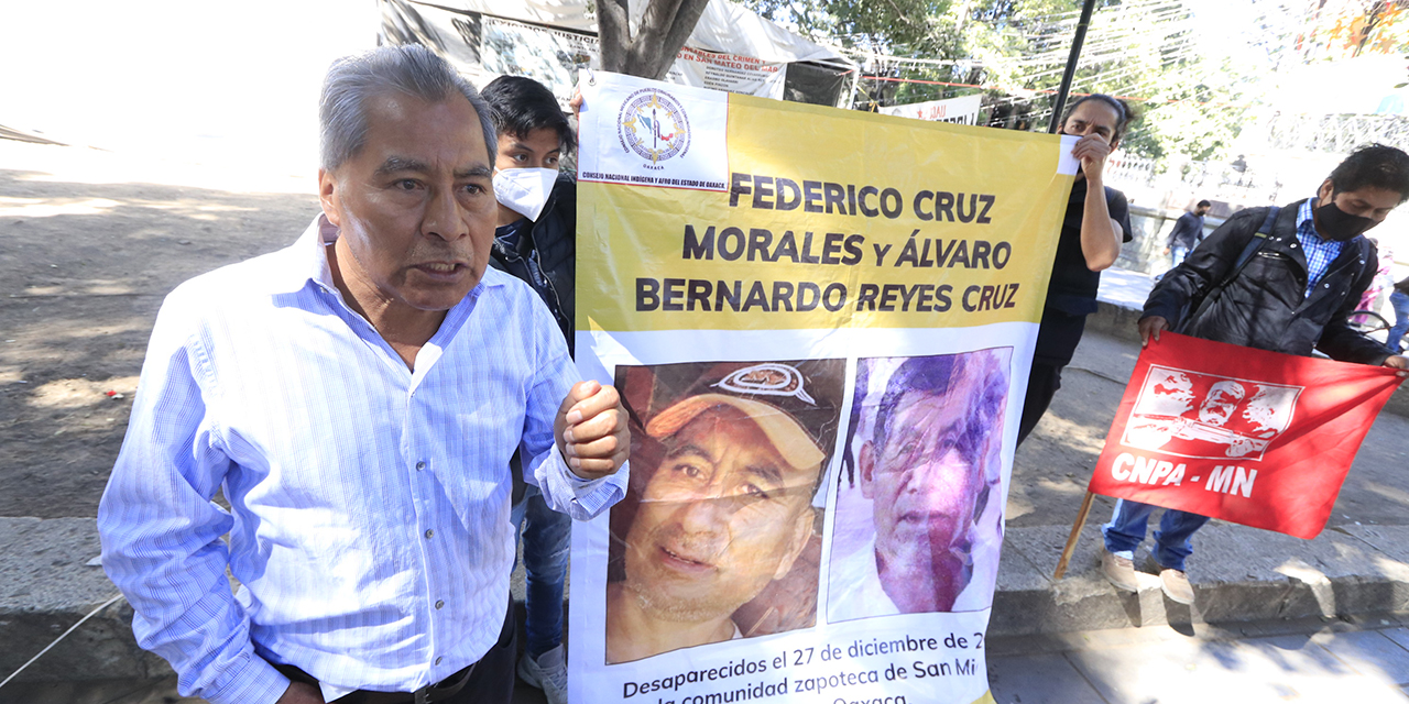 Cumplen autoridades de Cajonos 4 años desaparecidas