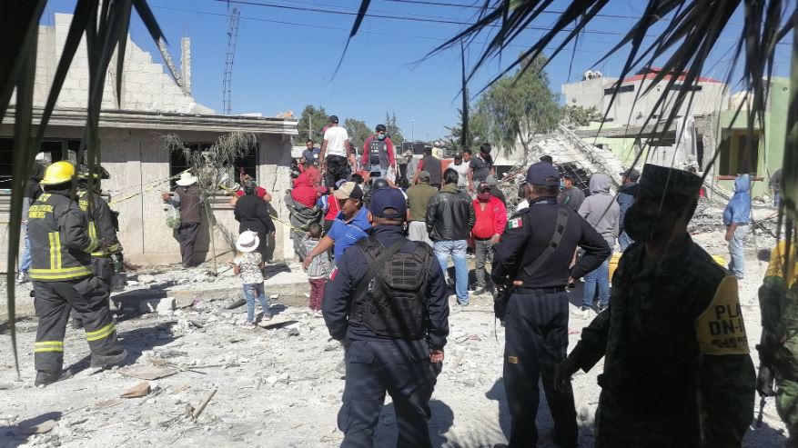 VIDEOS: ¡Luto nacional! Como zona de guerra amanece Santiago Tenango, tras explosión