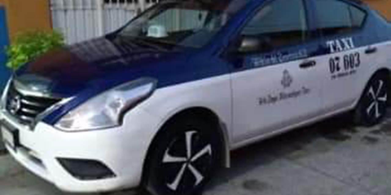 Despojan de  taxi a ruletero  de Tehuantepec