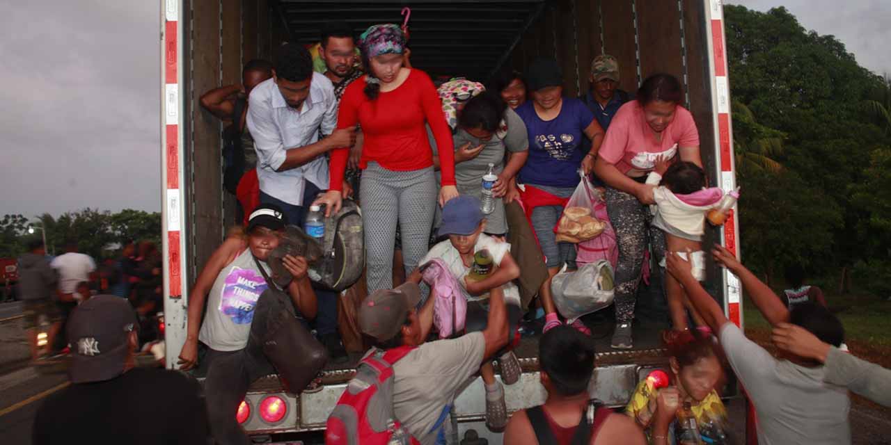 Oaxaca, cuarto lugar en migrantes asegurados