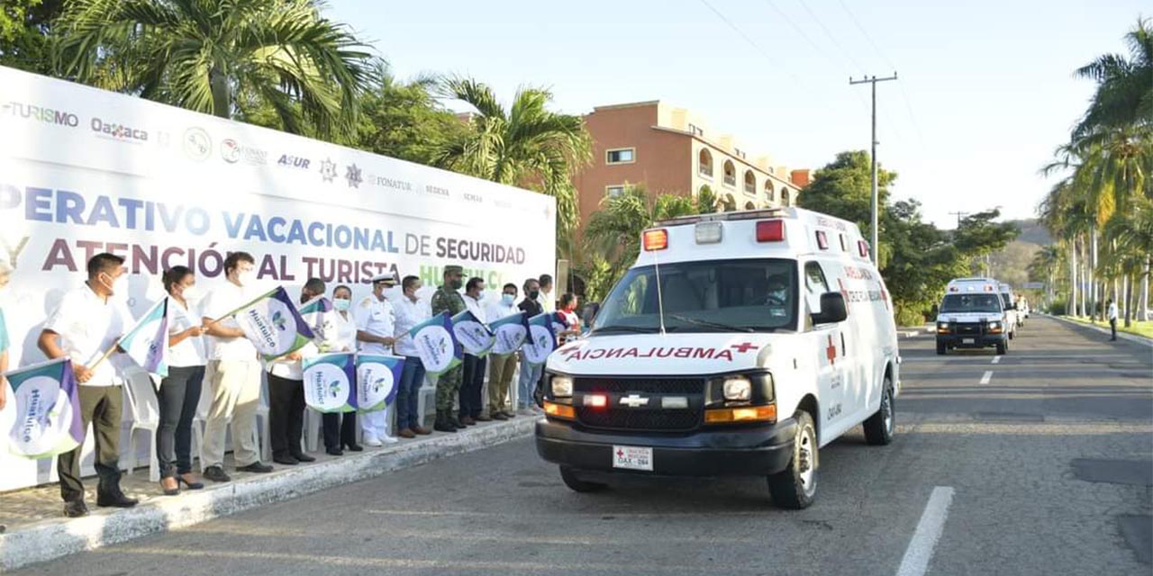 Arranca operativo vacacional de invierno en Huatulco