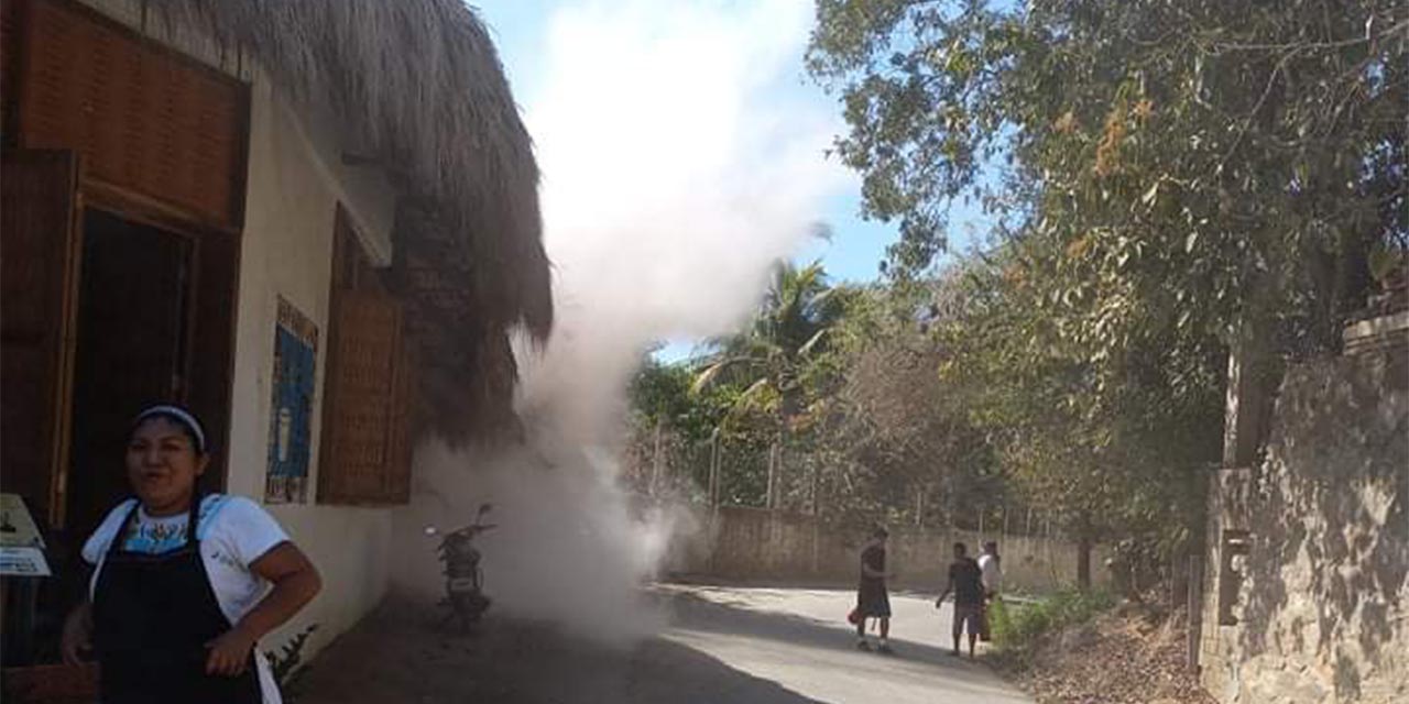 Se incendia local en Zipolite | El Imparcial de Oaxaca