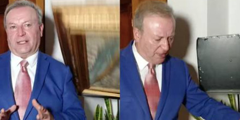 ¡Póngale freno! A Gilberto Lozano, líder de FRENA, se le cae la Virgen