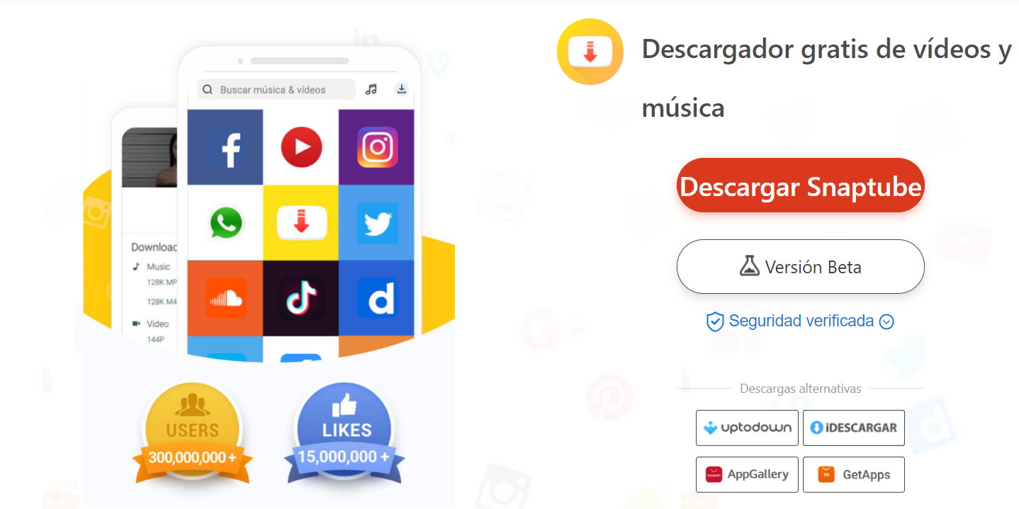 Snaptube: El mejor descargador de videos de Instagram