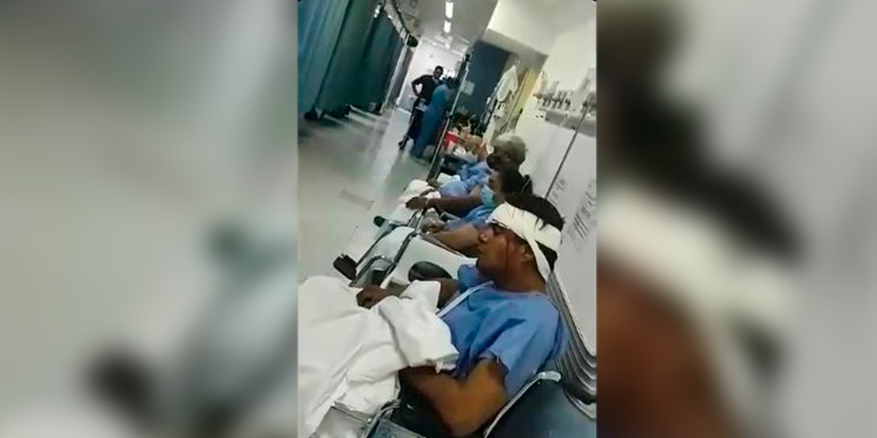 VIDEO: Dejan a la deriva a policías en hospital | El Imparcial de Oaxaca
