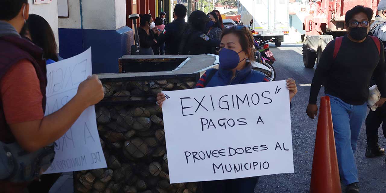 Tregua de proveedores al ayuntamiento capitalino | El Imparcial de Oaxaca