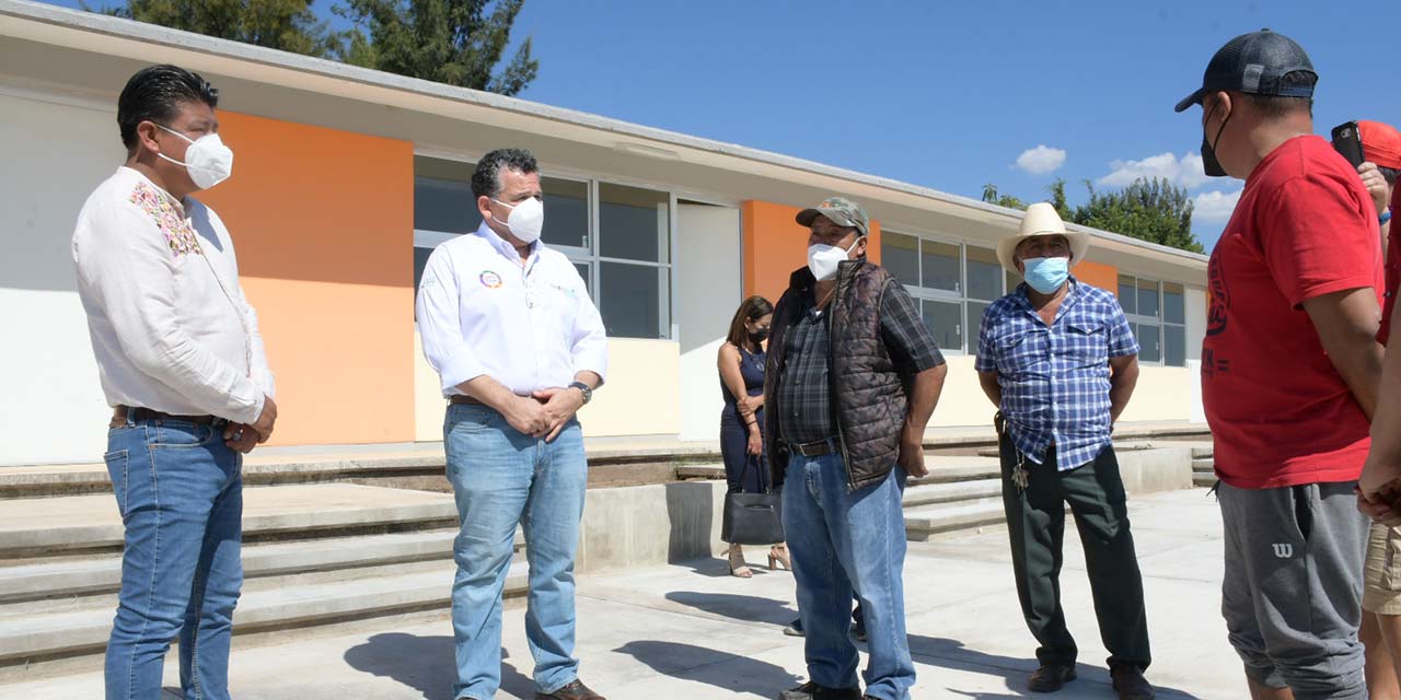 Recibe IEEPO nuevas instalaciones de la Escuela Primaria “Andrés Portillo” de San Martín Tilcajete | El Imparcial de Oaxaca