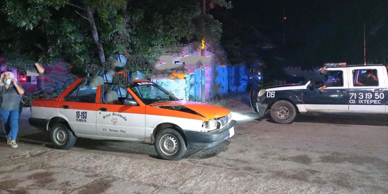 Taxista sufre estragos por choque contra conductor ebrio | El Imparcial de Oaxaca