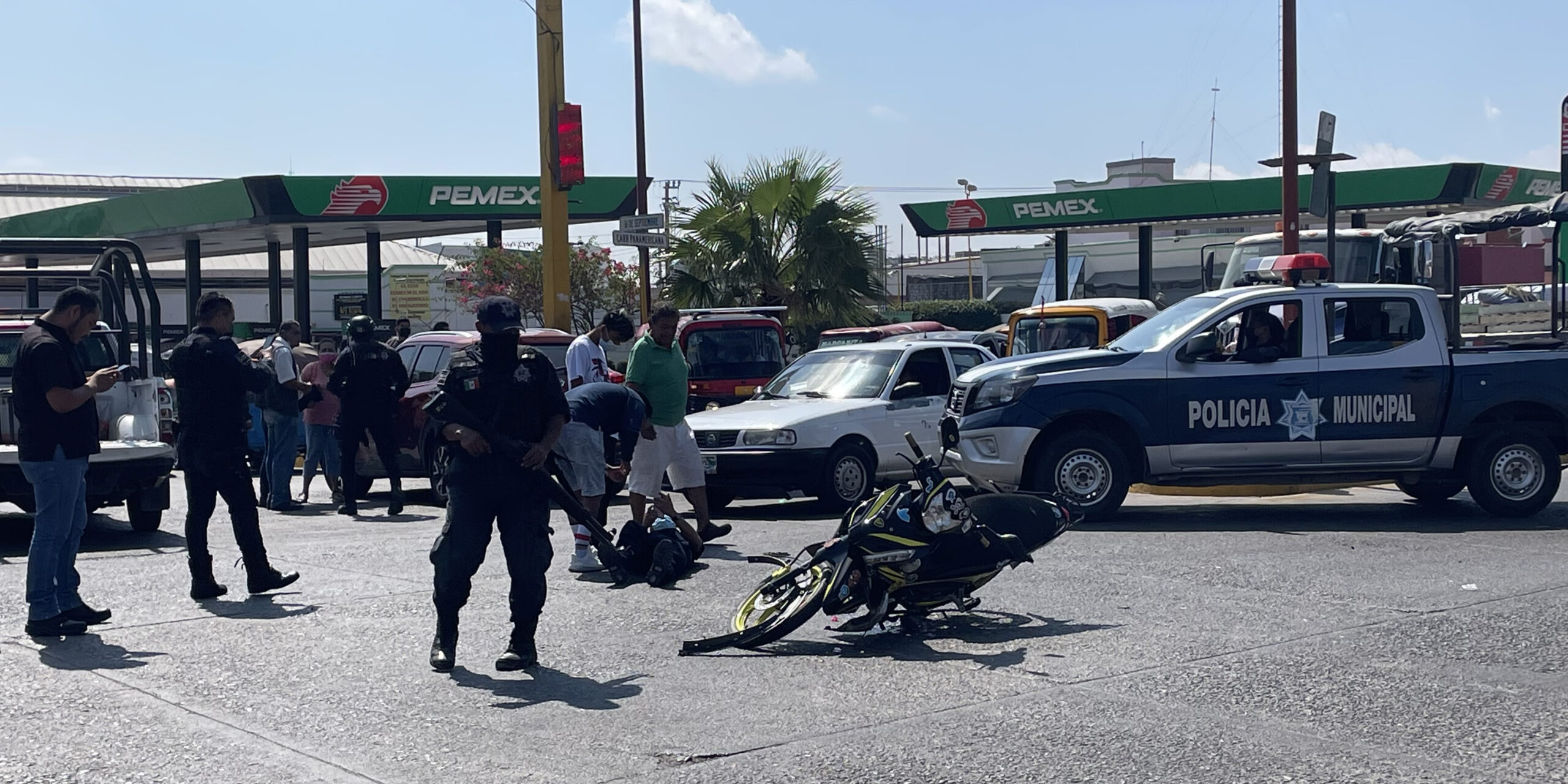 Impactan a motociclista | El Imparcial de Oaxaca