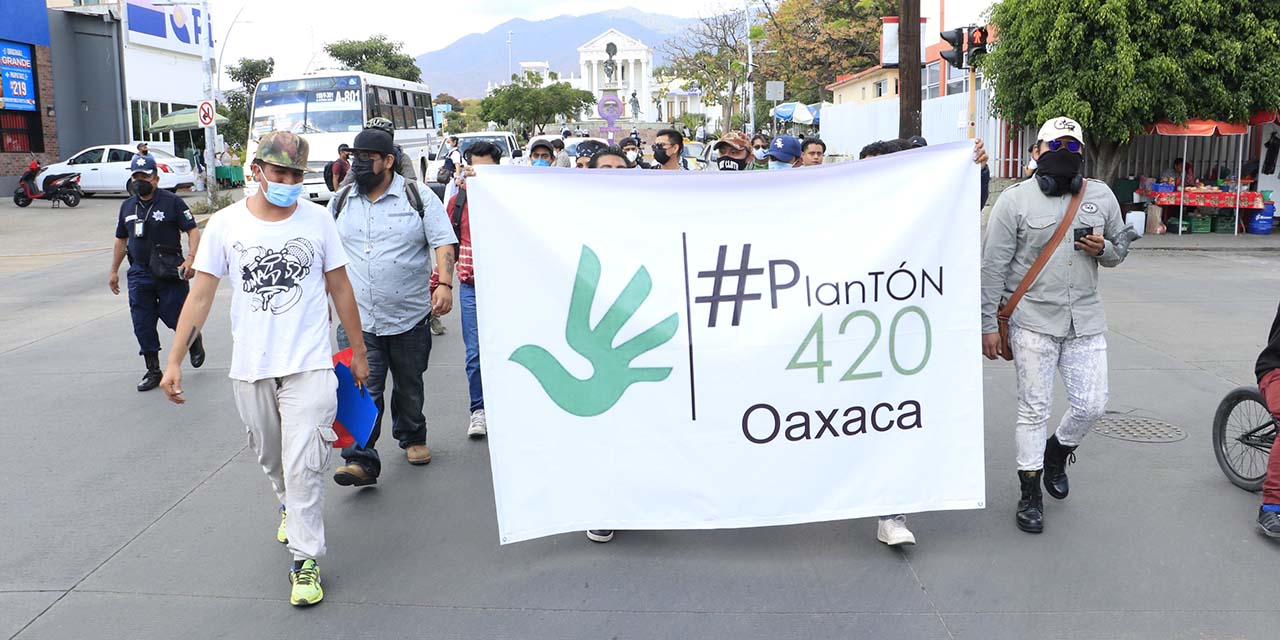 Realizan marcha para pedir centro cannábico | El Imparcial de Oaxaca