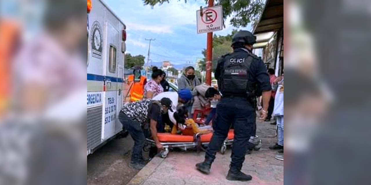 Niña resulta lesionada tras un fuerte choque | El Imparcial de Oaxaca