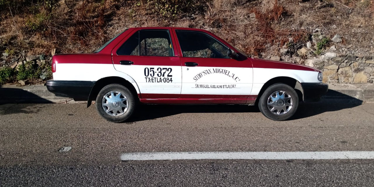 Hallan taxi abandonado en el tramo de Huitzo-Nochixtlán | El Imparcial de Oaxaca