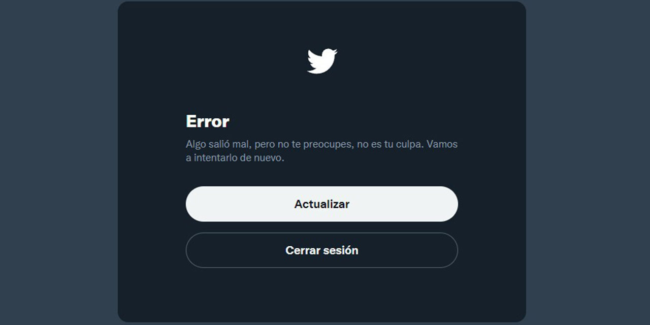 No has sido sólo tú: Twitter ha estado inaccesible durante un buen rato | El Imparcial de Oaxaca