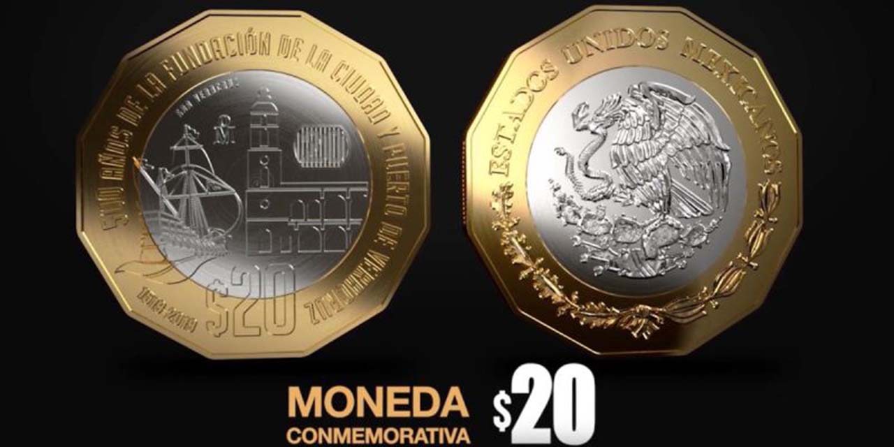 Monedas de 20 pesos de Banxico son premiadas como las mejores del mundo | El Imparcial de Oaxaca