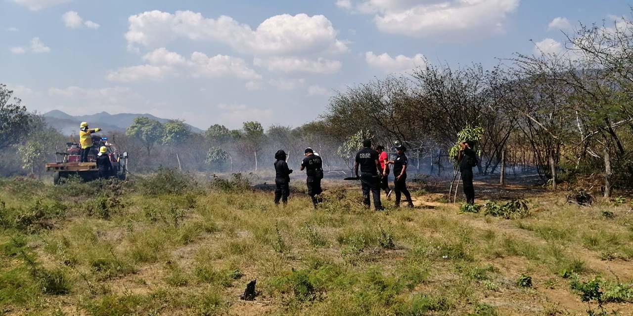 Se registran incendios en Salina Cruz