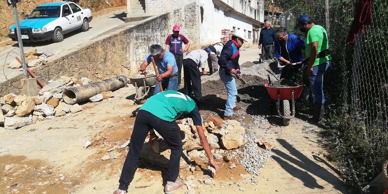 Inauguran terracería y drenaje en la Col. 5 de Febrero de Huautla | El Imparcial de Oaxaca
