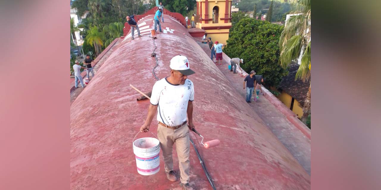 Concluyen trabajos de restauración en templo católico de Cuicatlán | El Imparcial de Oaxaca