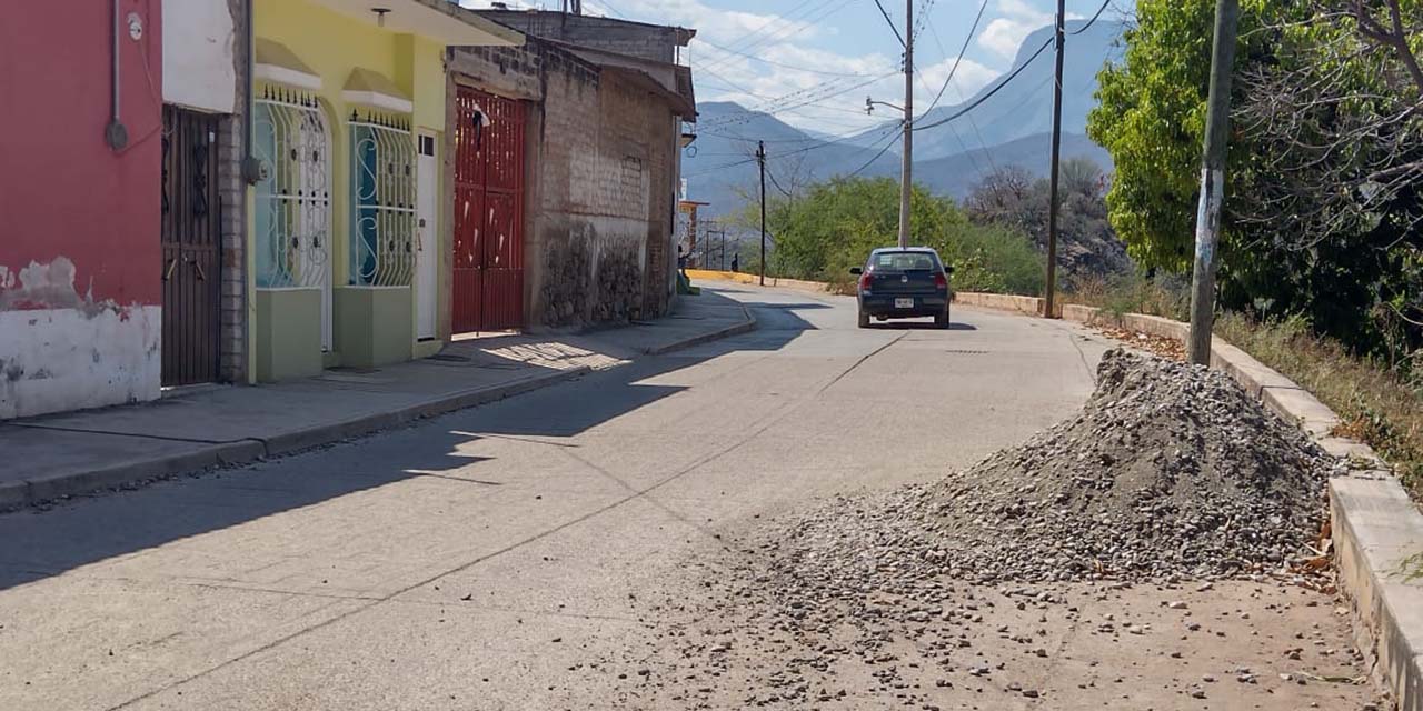 En Cuicatlán piden a vecinos retirar material pétreo de calles | El Imparcial de Oaxaca