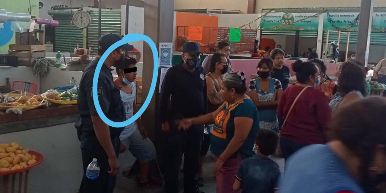 Detienen a menor por actos lascivos