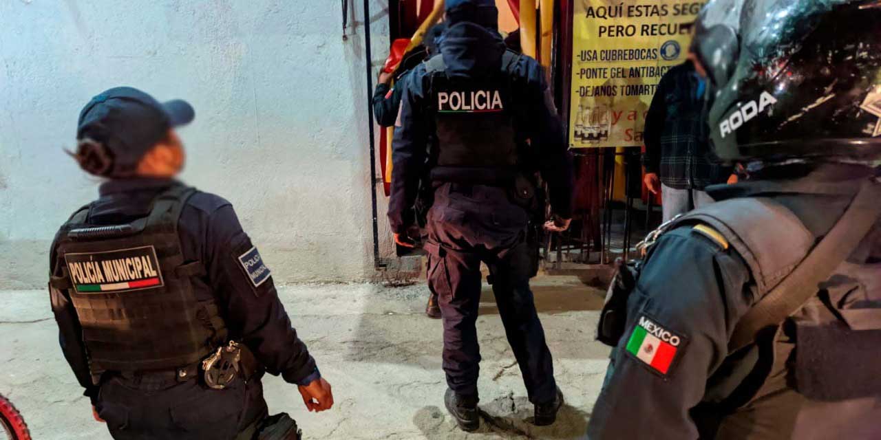 Operativo a bares de Santa Lucía del Camino | El Imparcial de Oaxaca