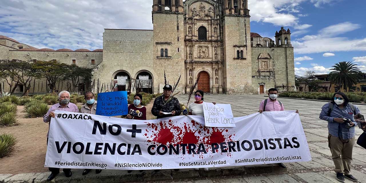Periodistas exigen justicia por el crimen de Heber López | El Imparcial de Oaxaca