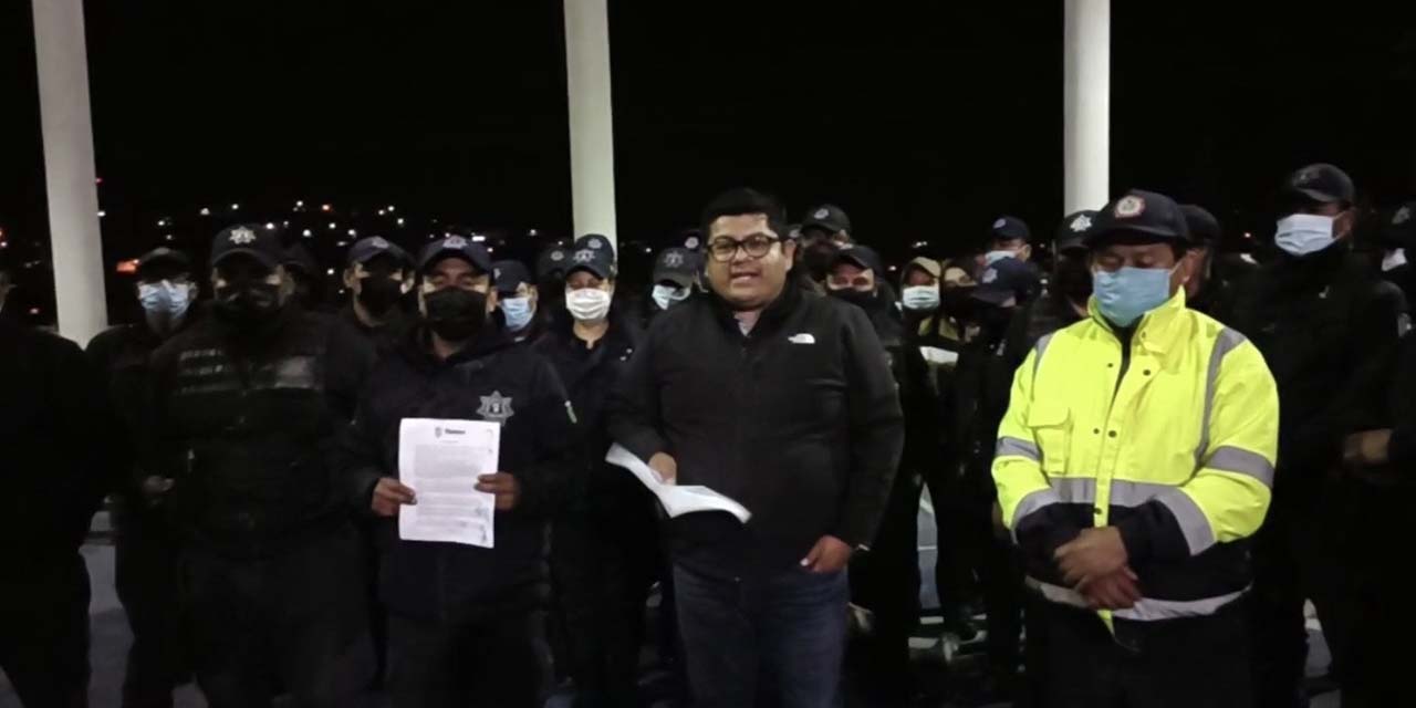 Superan protesta de uniformados en Tlaxiaco | El Imparcial de Oaxaca