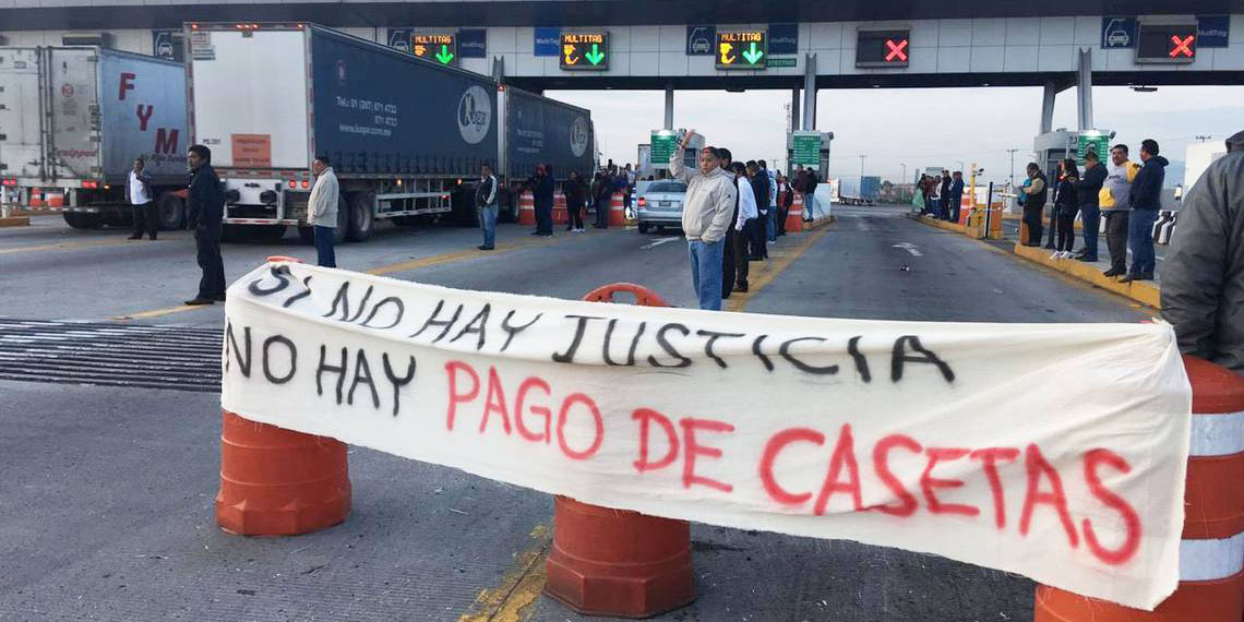 Ajustan Ley para ir contra quien tome casetas